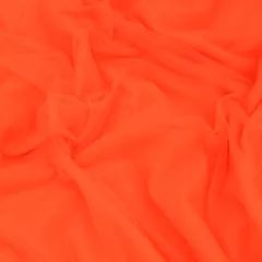 Orange Net Colour Fabric