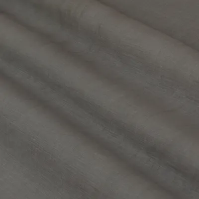 Iron Grey Chanderi Plain Fabric