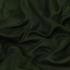 Bottle Green Chanderi Plain Fabric