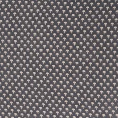 Stone Grey Muslin Floral Pattern Print Fabric