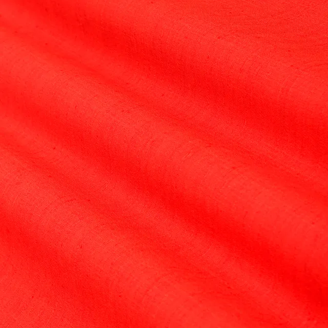 Red Plain Mahi Silk Fabric