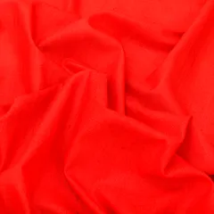 Red Plain Mahi Silk Fabric