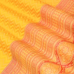 Marigold Yellow and Gold Weave Skirt Brocade