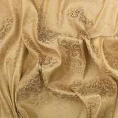 Chantilly Cream and Gold Weave Semi Brocade