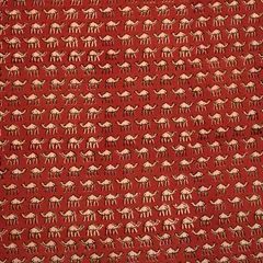 Brown Cotton Animal Digital Print Fabric