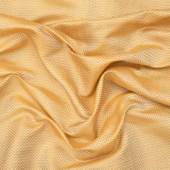 Beige Semi Brocade Fabric