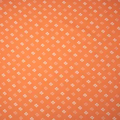 Orange Lawn Bandhani Print Fabric