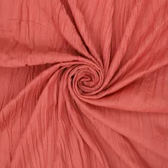 Watermelon Pink Crush Linen Plain Fabric