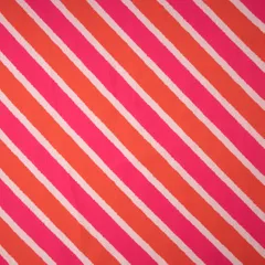 Rouge Pink Lawn Stripe Print Fabric