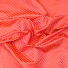 Blush Pink Semi Brocade Stripe Pattern Fabric