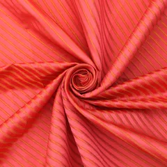 Blush Pink Semi Brocade Stripe Pattern Fabric