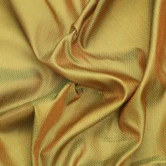 Dusky Green Semi Brocade Stripe Pattern Fabric