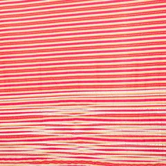 Magenta Cotton Stripe Print Threaddwork Border Gota work Sequin Embroidery Fabric