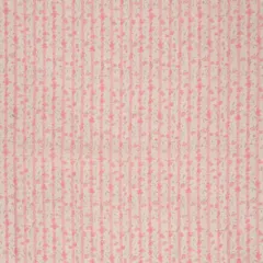 Light Pink Chanderi Stripe Print Fabric