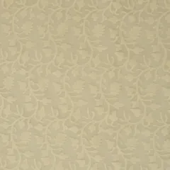 Off White Chanderi Floral Jacquard Fabric
