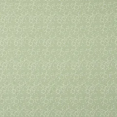 Tea Green Lawn Foil Print Fabric