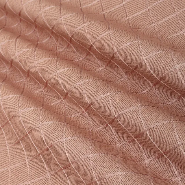 Mauve Nokia Silk Scale Pattern Embroidery Fabric