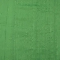 Green Raw Silk Fabric