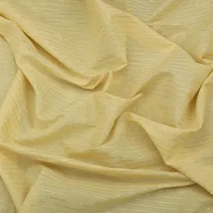 Beige Kora Cotton Lurex Sparkling Stripes Fabric