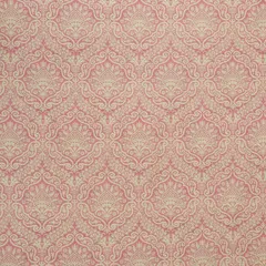 Baby Pink and White Geometric Printed Chanderi Handloom