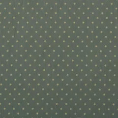 Ash Grey and White Dot Printed Chanderi Handloom