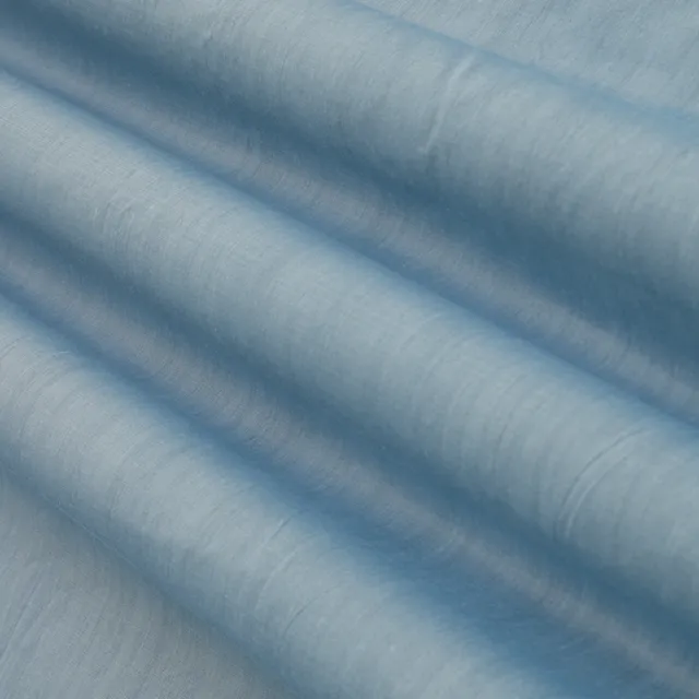 Baby Blue Plain Cotton Fabric
