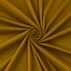 Mustard Yellow Plain Cotton Fabric