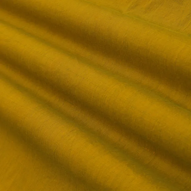 Mustard Yellow Plain Cotton Fabric