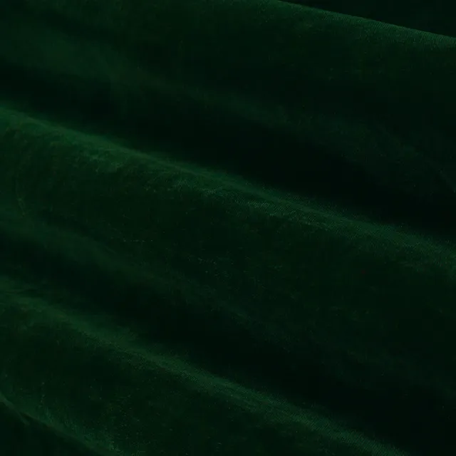 Lush Green Micro Velvet Fabric