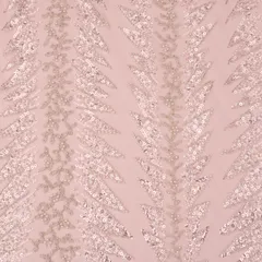 Blush Pink Heavy Sequins Embroidery Net