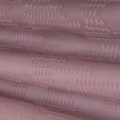 Blush Pink Organza Embroidery Fabric