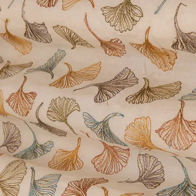Off White Kora Cotton Embroidery