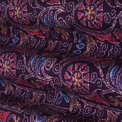 Multi colored Lawn Cotton Print Fabric