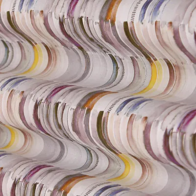 Multi colored Lawn Cotton Print Fabric