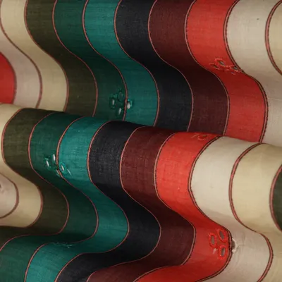 Multi colored Mull Cotton Schiffli Print Fabric