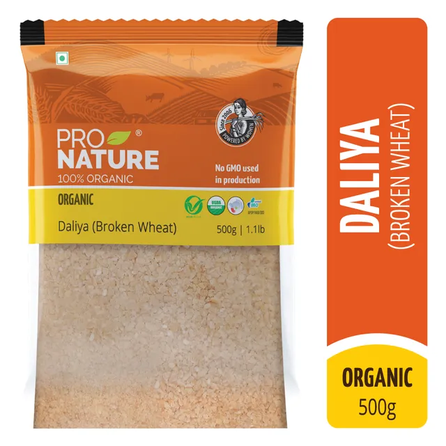 Organic Daliya (Broken Wheat) 500g