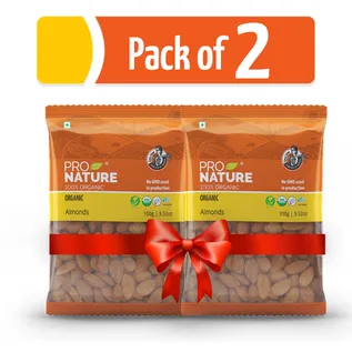 Organic Almonds 100g (Pack of 2)