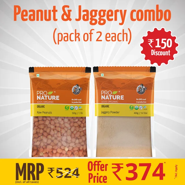 Jaggery Peanut Combo (Pack of 2 each)