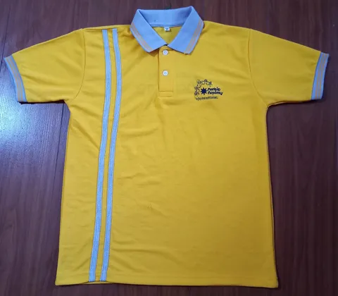 Aurinko Academy Uniform Yellow T Shirt - Grade 6 to Grade 8