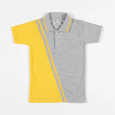 Ashok Leyland Yellow and Grey T Shirt - Grade 1 to Grade 5