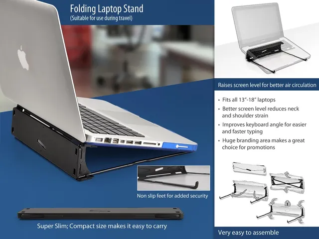 Folding Laptop Stand (Suitable For Travelling)