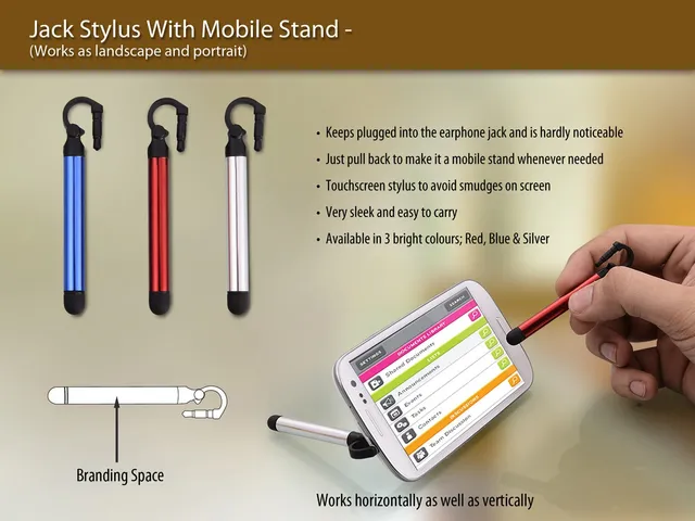 Jack Stylus With Mobile Stand