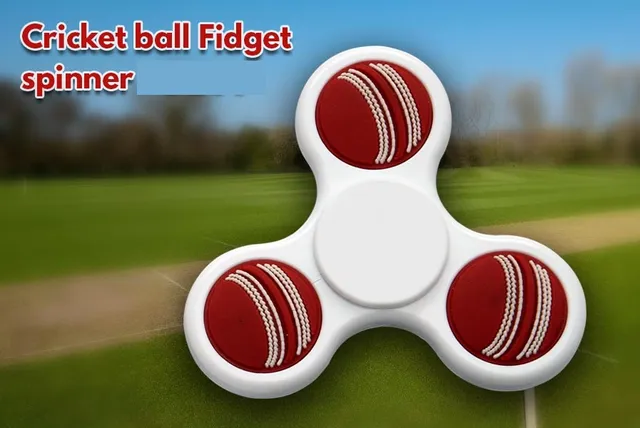 Cricket Ball Fidget Spinner