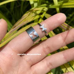 Butterfly Soulmate Rings