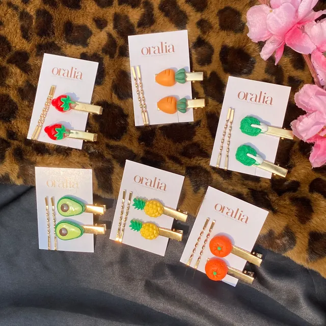 Cute Quirky Fruit Clips Card