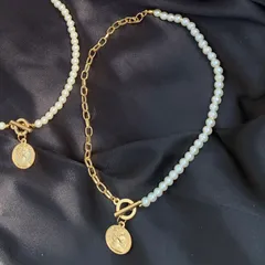 Pearl Coin Necklace