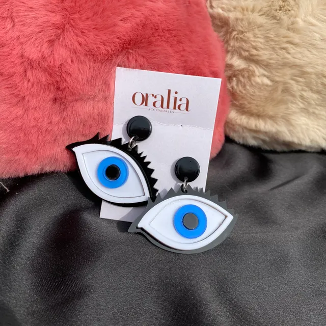 Evil Eye Quirky Earrings