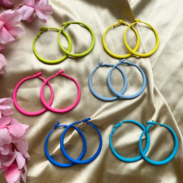 Colourful Round Hoops