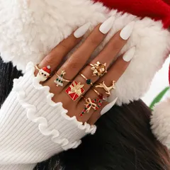 Trendy Christmas Ring