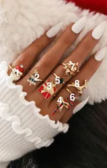 Trendy Christmas Ring